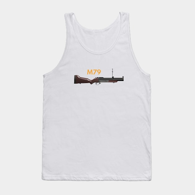 M79 American Grenade Launcher Tank Top by NorseTech